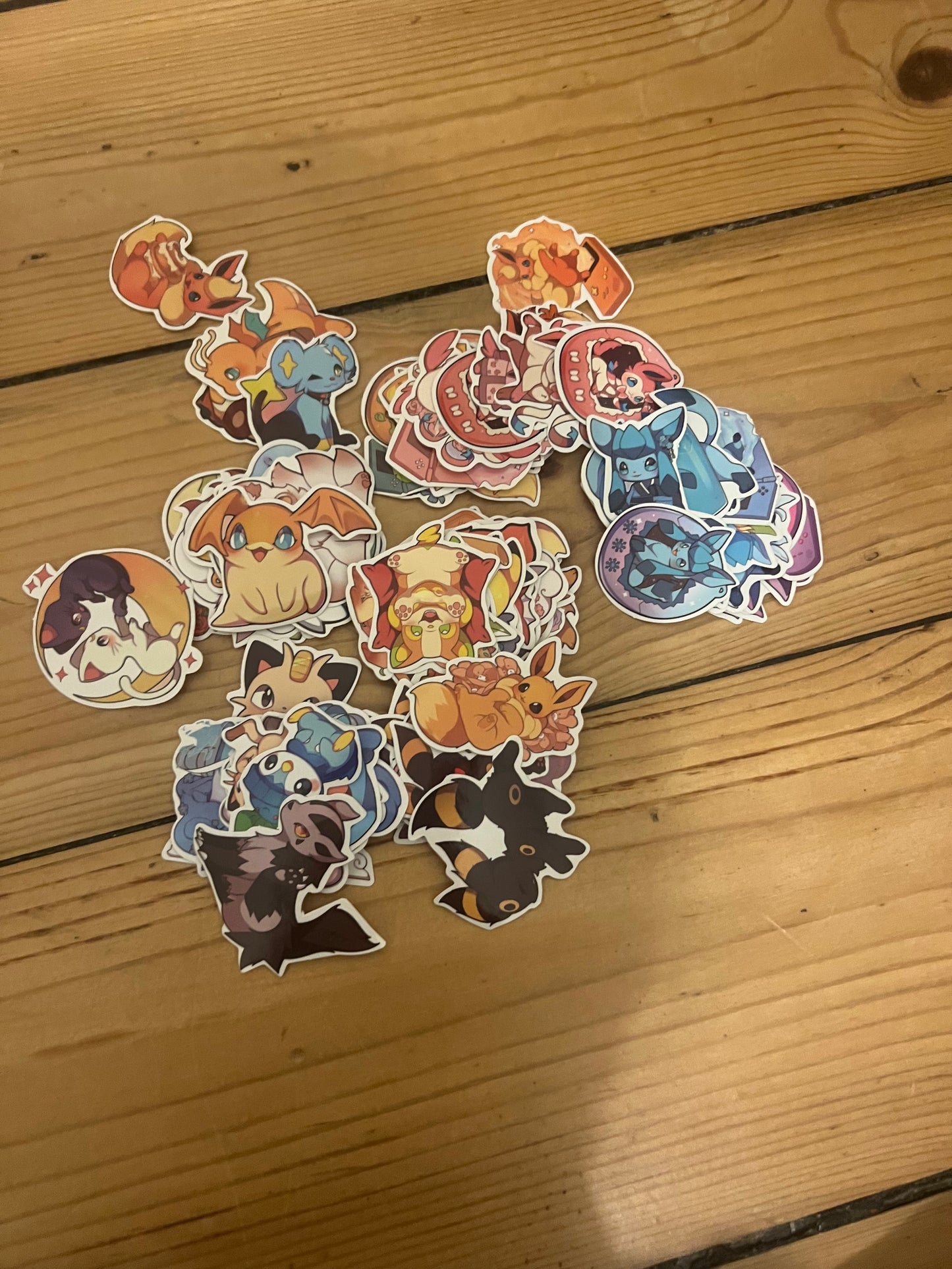 Kawaii Pokemon stickers